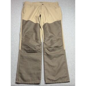 Guide Gear Pants Mens 38x32 Double Knee Work Two Tone Canvas Heavy Duty